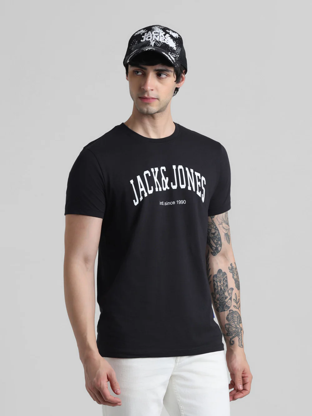 Black T-shirt front